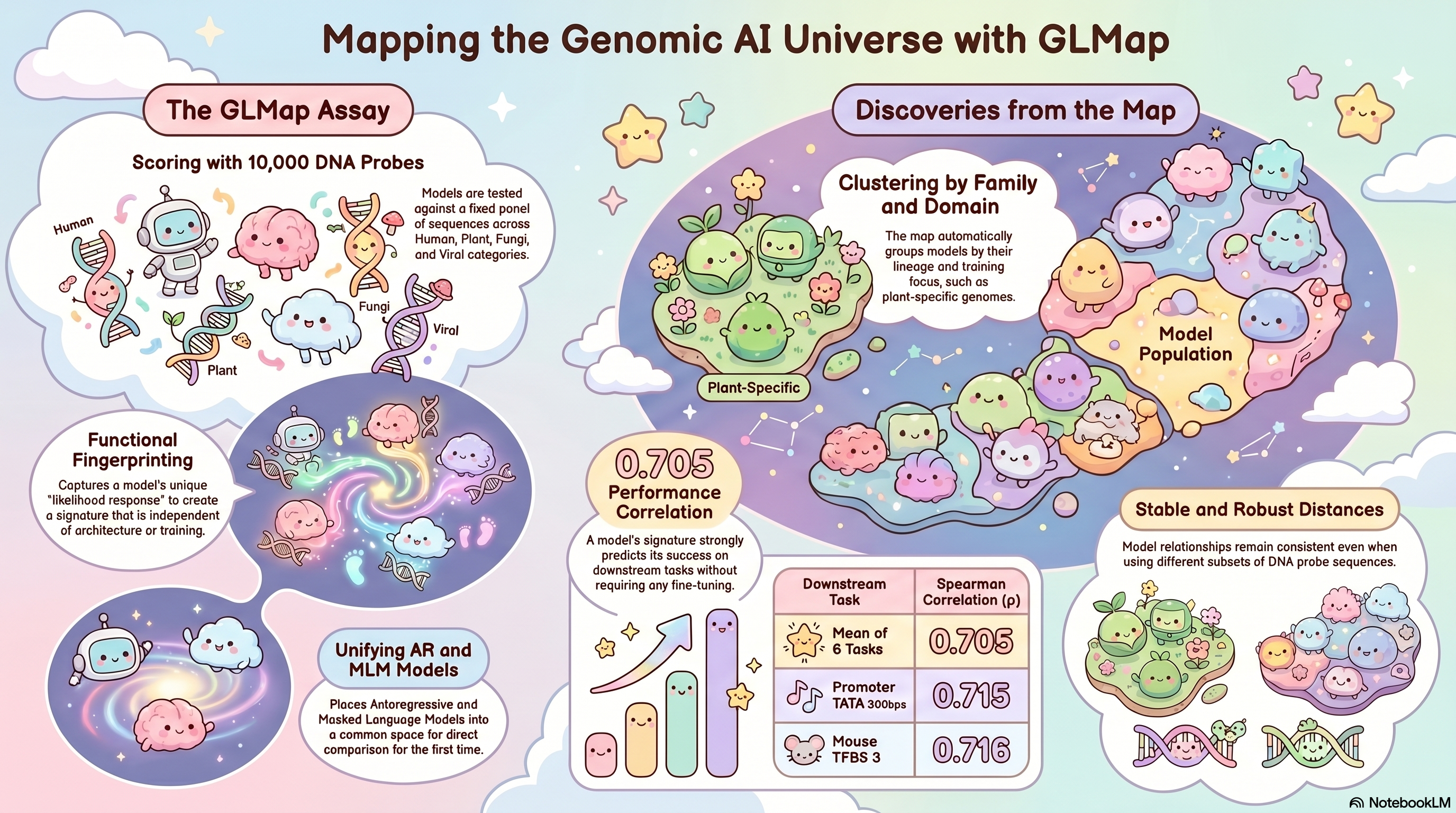 Whimsical illustrated overview of GLMap